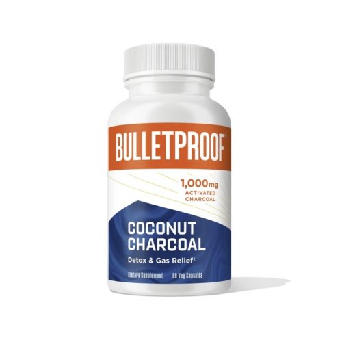 Bulletproof Coconut Charcoal - Aktivert Kull - 90 kapsler