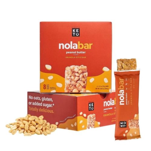 Nola Bars - Peanut Butter - Keto Bar - 8 Barer