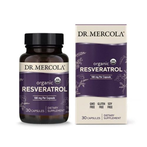 Dr. Mercola - Organic Resveratrol - 30 kapsler
