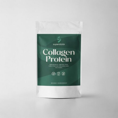 Superstate Kollagen Protein av Storfe - 3 typer kollagen - 300g