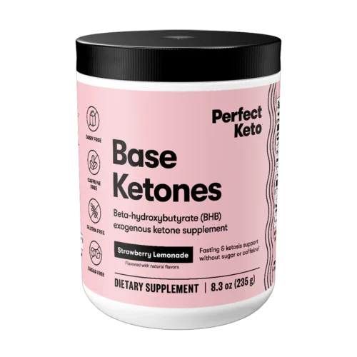 Perfect Keto - BHB Ketoner Drink Mix - Strawberry Lemonde - 235g