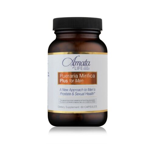 Amata Life - Pueraria Mirifica Plus for Menn - Støtte for prostata - for 30 dager - 60 kapsler