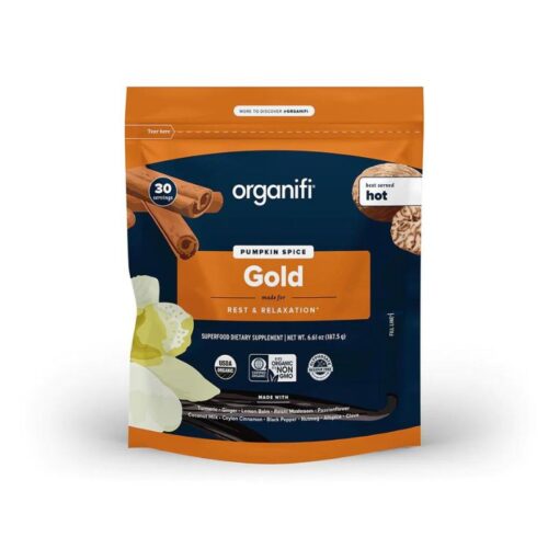 Organifi - Gold Pumpkin Spice - Stress ned og sov bedre - 30 porsjoner