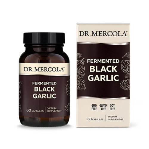 Dr. Mercola - Fermented Black Garlic - 60 kapsler - 30 dager