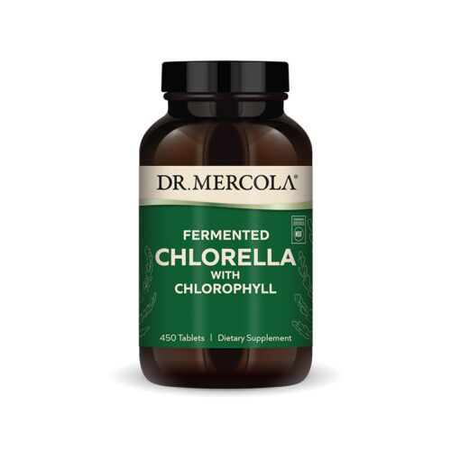 Dr. Mercola - Fermented Chlorella - 450 kapsler - 30 dager
