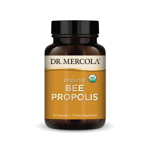 Dr. Mercola - Organic Bee Propolis - 30 kapsler - 30 dager