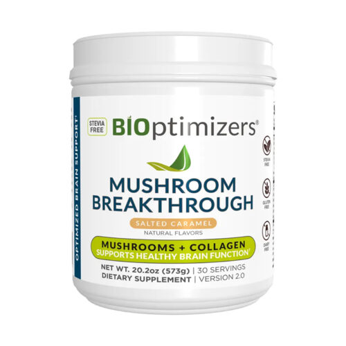 BIOptimizers Mushroom Breakthrough - Salted Caramel - 30 porsjoner