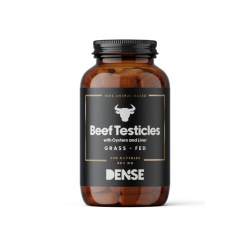 DENSE - Beef Testicles -  Testikler av gressforet storfe - 240 kapsler