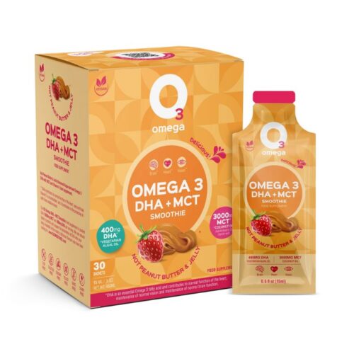 O3Omega - Not Peanut Butter & Jelly - Omega3 + MCT Smoothie - 14 poser