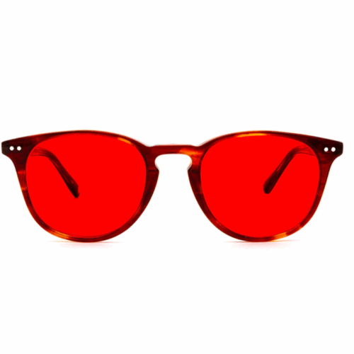 Filteroptix - Ventus - Saffron ramme - Rød linse