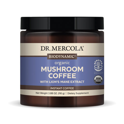 Dr. Mercola - Biodynamic® Organic Mushroom Instant Coffee - 110 gram